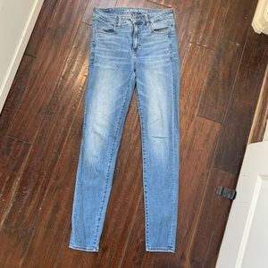 american eagle straight leg jegging